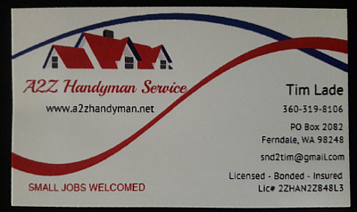 A 2 Z Handyman Service - Ferndale | Local Services | Logo