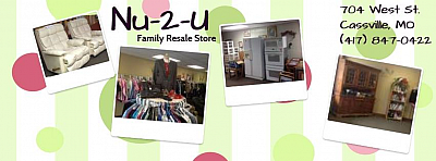 Nu-2-U - Cassville | Clothing & Apparel | Logo