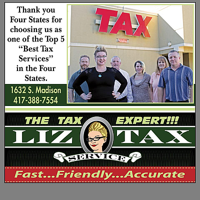 Liz's Tax Service - Webb City | Banking & Financial | Logo