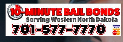 10-Minute Bail Bonds - Williston | Banking & Financial | Logo