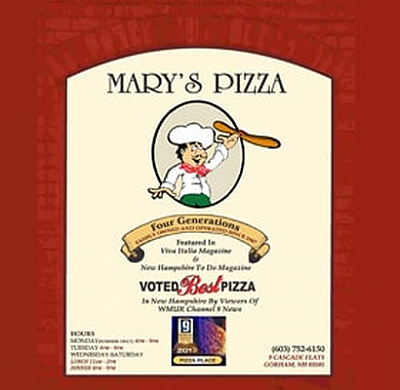 Mary's Pizza Inc - Gorham | Restaurants Near Me | Logo