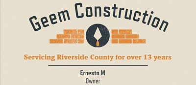 Geem Construction - Riverside | Home Services | Logo