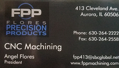 FLORES PRECISION PRODUCTS - AURORA | Contractors & Supplies | Logo