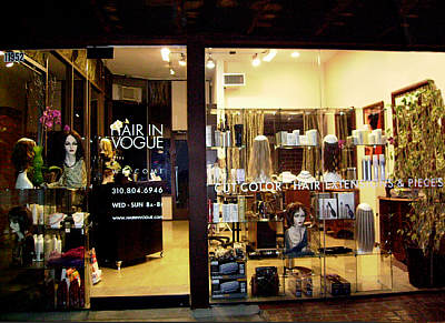 Hair In Vogue - Los Angeles | Salons & Nails | Logo