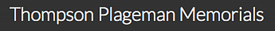 Thompson Plageman Memorials - Columbus | Professional Services | Logo