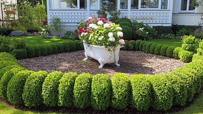 Spring Landscaping - Bellevue | House & Garden | Logo