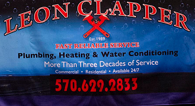 Leon Clapper Plumbing Heating & Water Conditioning - Stroudsburg | Local Services | Logo