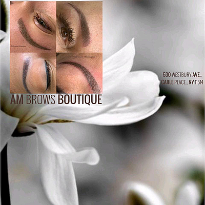 AM Brows Boutique Microblading & Permanent Makeup - Carle Place | Local Services | Logo