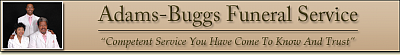 Adams-Buggs Funeral Service - Gadsden | Local Services | Logo