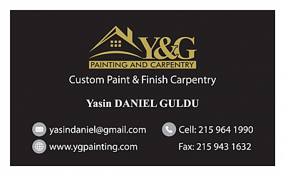 Y&G Painting and Carpentry - Horsham | House & Garden | Logo