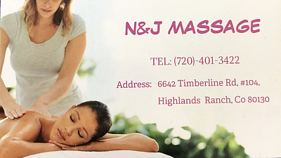 N&J MASSAGE - Highlands Ranch | Beauty & Spas | Logo