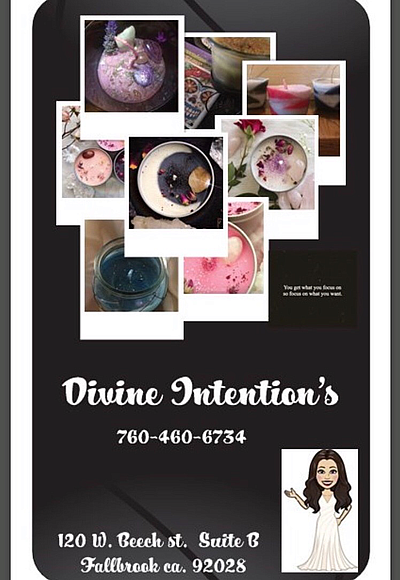 Devine Intention Candles - Fallbrook | Retail | Logo