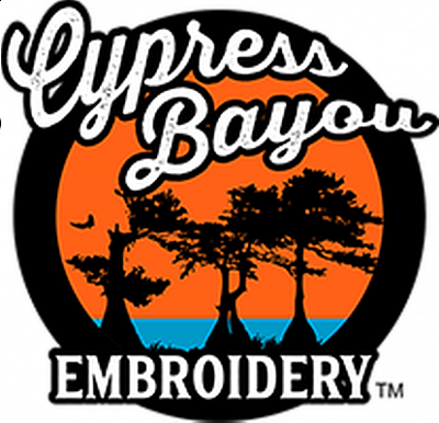 Cypress Bayou Embroidery - Bourg | Printing, Digital Graphics | Logo