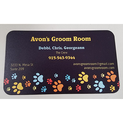 Avon's Groom Room - El Paso | Pets | Logo