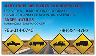 MARYANGEL DELIVERYS AND MOVING LLC - MIAMI | Hotels & Travel | Logo