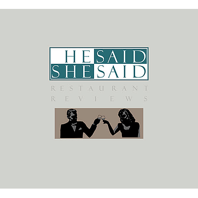 He Said, She Said Restaurant Reviews - Franklin | B2B Services | Logo