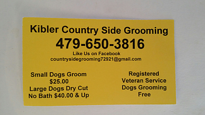 Kibler Country Side Grooming - Alma | Pets | Logo