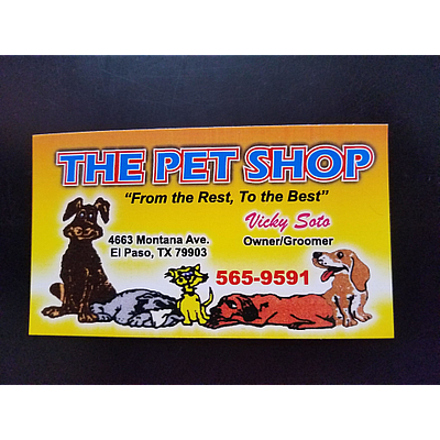 The Pet Shop - El Paso | Pets | Logo