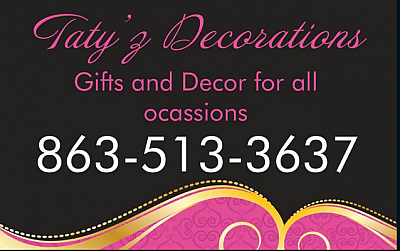 Taty'z Decorations - Lakeland | Retail | Logo