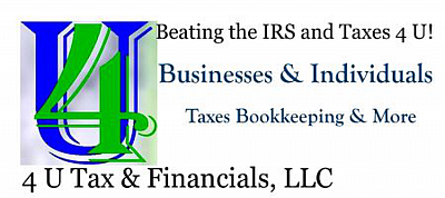 4 U Tax & Financials, LLC - Wichita | Banking & Financial | Logo
