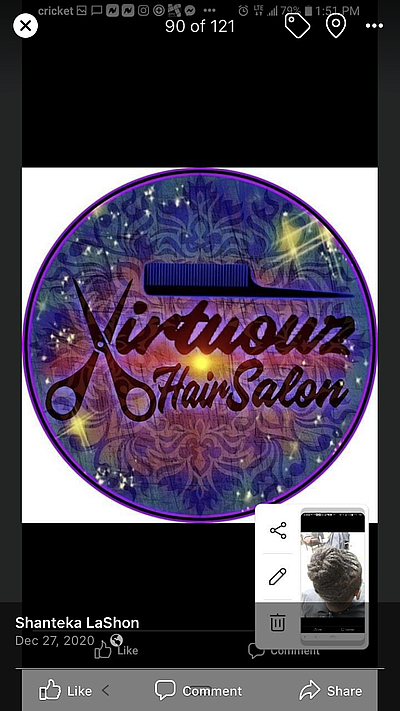 Virtuouz Hair Mobile LLC - Bastrop | Clothing & Apparel | Logo