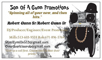 Son Of A Gunn Promotions - Cincinnati | Venues | Logo