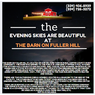 The Barn on Fuller Hill - Kinston | Events & Activities | Logo