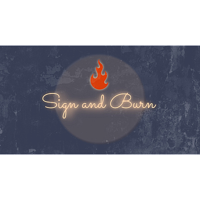 Sign and Burn - Princeton | Local Services | Logo