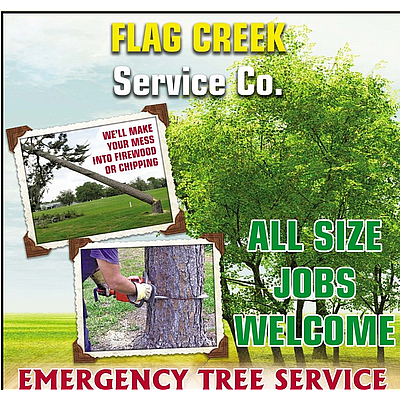 Flag Creek Tree Service & Land Clearing - Llano | House & Garden | Logo